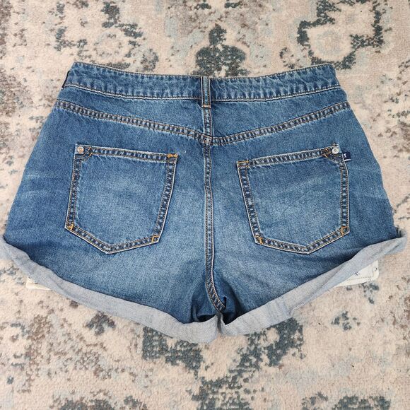 Anthropologie Pilcro Relaxed Shortie Shorts Vintage Denim Allure Womens 29 - Picture 6 of 10